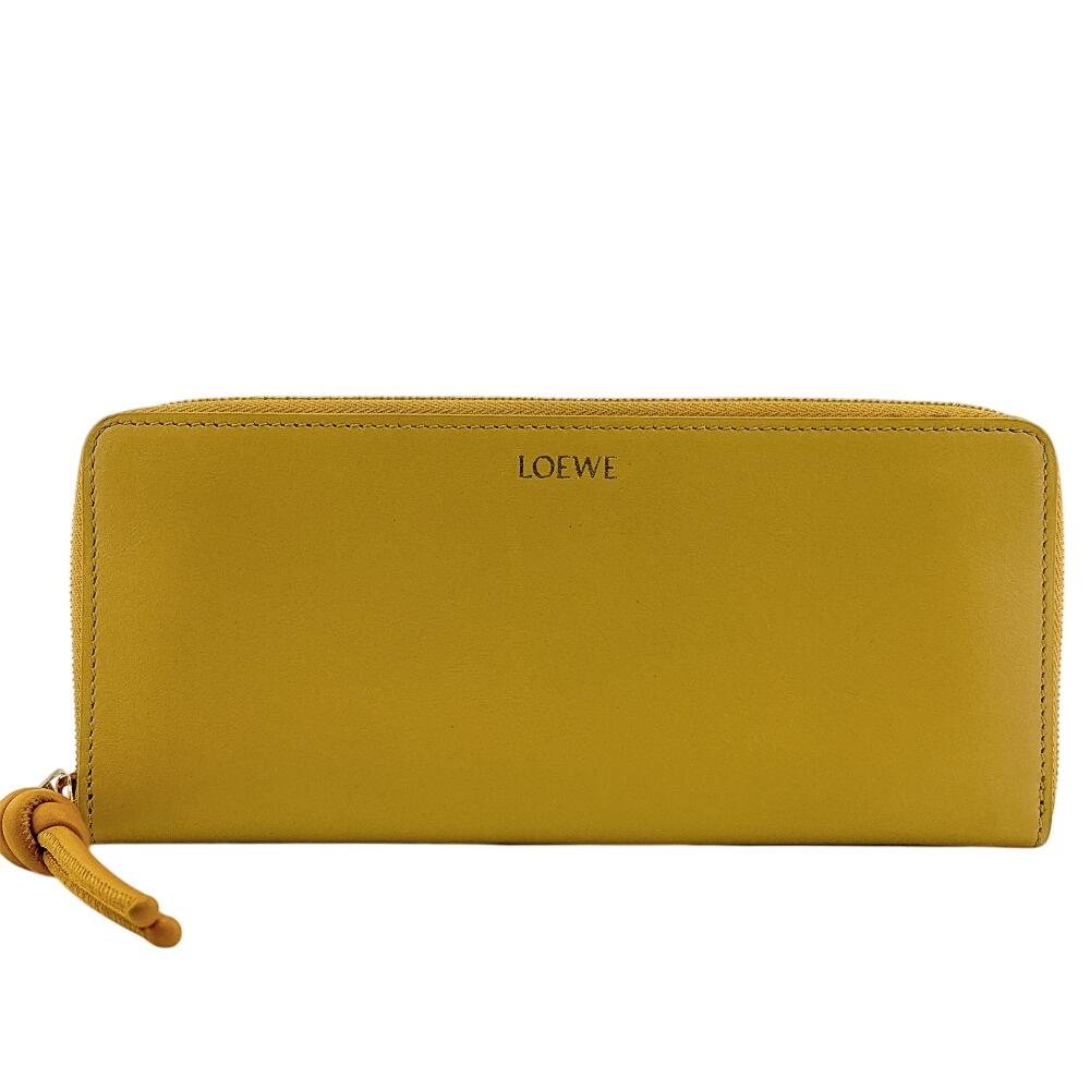 LOEWE Zip Around leather Knot Zip Around Wallet Purse yellow leather Women Used
LOEWE Zip Around leather Knot Zip Around Wallet Purse yellow leather Women Used
