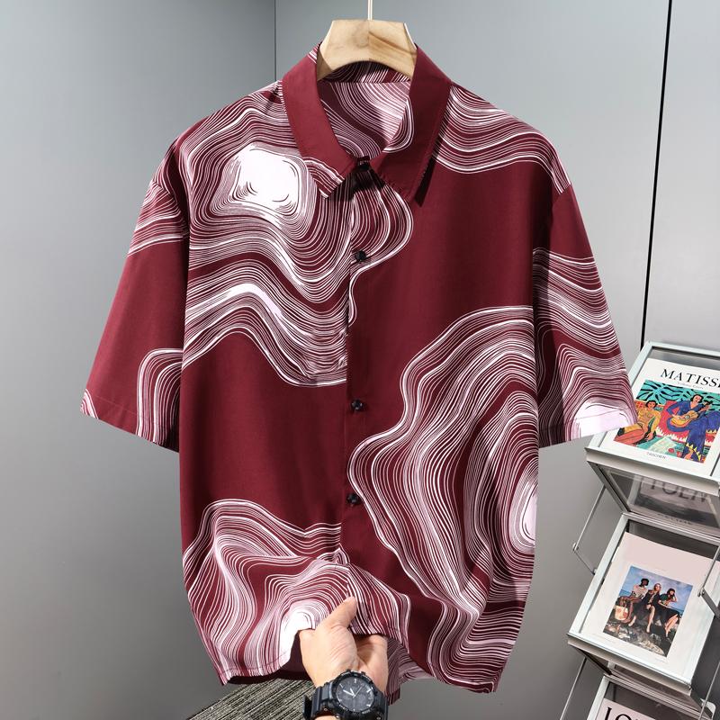 Men s Plus Size Abstract Print Short Sleeve Button Down Shirt (4XL-10XL) 10XL(150kg-160kg) червоний
Men s Plus Size Abstract Print Short Sleeve Button Down Shirt (4XL-10XL) 10XL(150kg-160kg) червоний