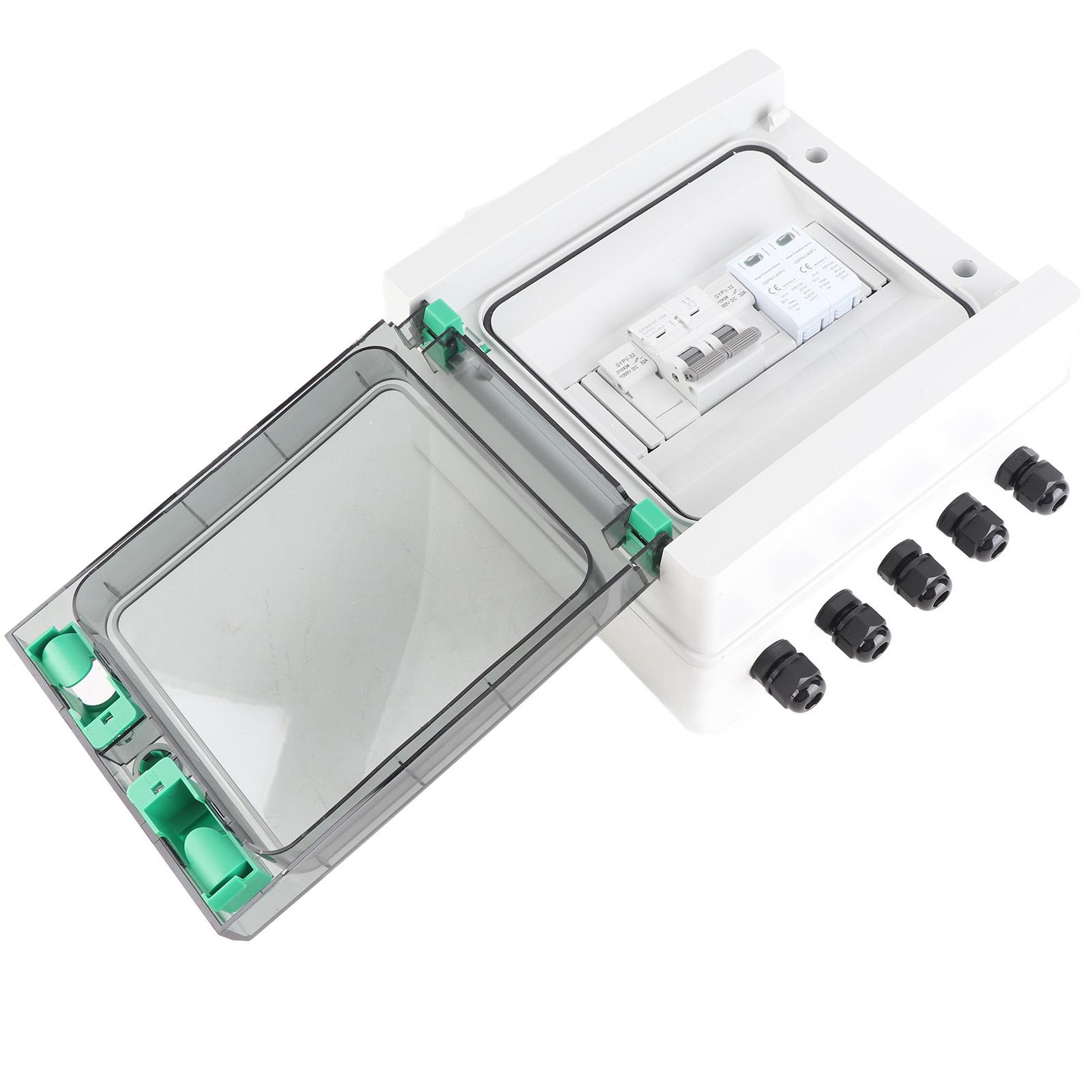Solar PV Combiner Box Dustproof IP65 Single Output Single Input PVC Photovoltaic Combiner Box 550V
Solar PV Combiner Box Dustproof IP65 Single Output Single Input PVC Photovoltaic Combiner Box 550V
