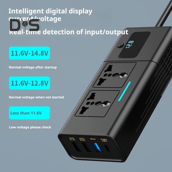Автомобильный адаптер зарядного устройства с USB-портами, цифровым дисплеем, быстрая зарядка, защита от перезаряда, автоматический преобразователь, адаптер зарядного устройства чёрный
Автомобильный адаптер зарядного устройства с USB-портами, цифровым дисплеем, быстрая зарядка, защита от перезаряда, автоматический преобразователь, адаптер зарядного устройства чёрный