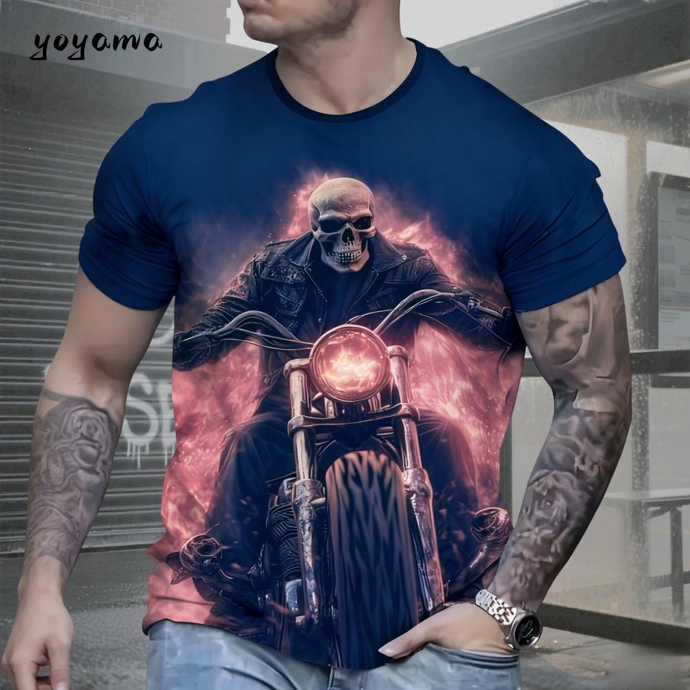 Men s Horror Skull 3D Printed T-shirt Summer Retro Round Neck Short Sleeved Top Fashionable Street Men s Clothing 6XL
Men s Horror Skull 3D Printed T-shirt Summer Retro Round Neck Short Sleeved Top Fashionable Street Men s Clothing 6XL