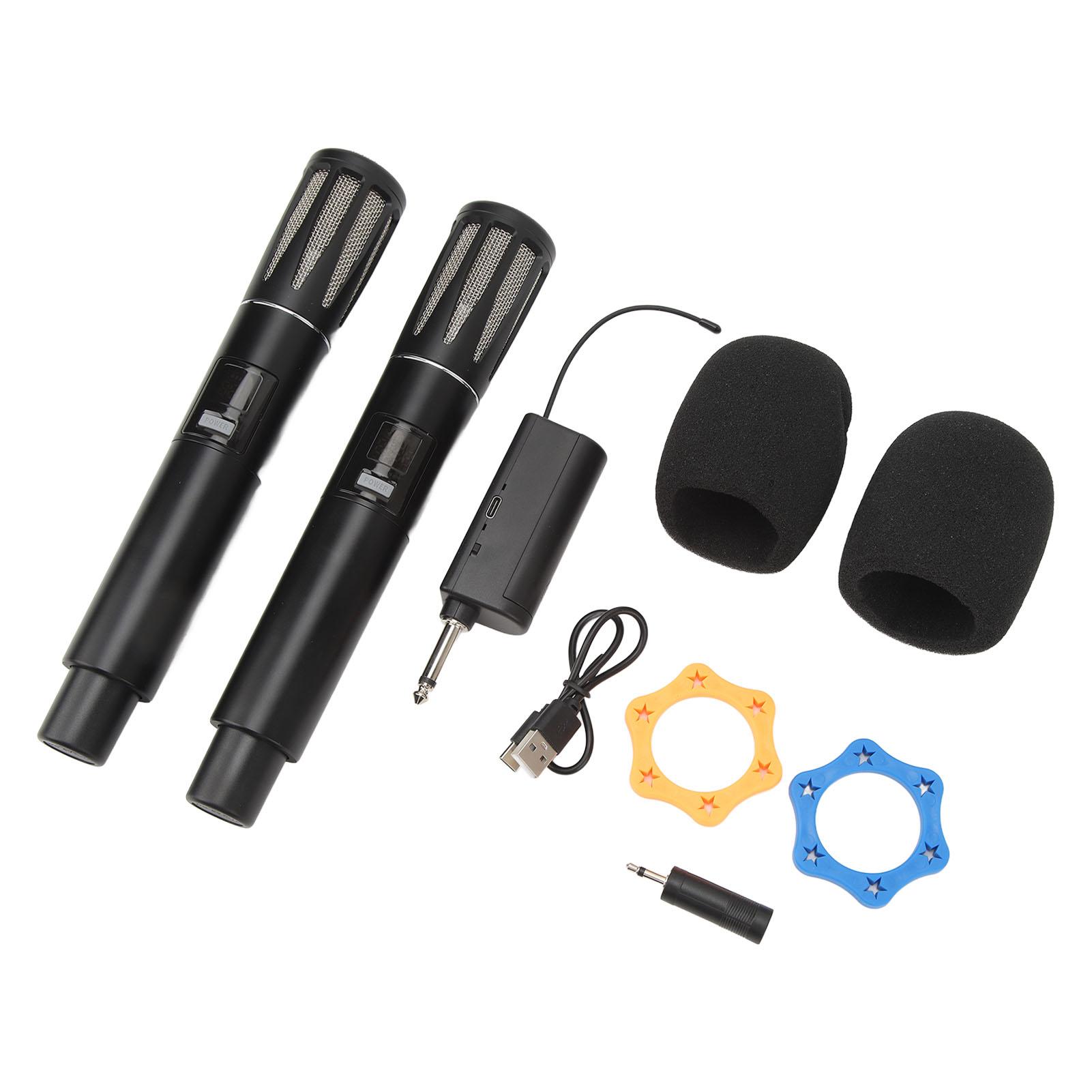 Профессиональный беспроводной микрофон черный УВЧ динамический ручной микрофон для выступлений дома
Профессиональный беспроводной микрофон черный УВЧ динамический ручной микрофон для выступлений дома
