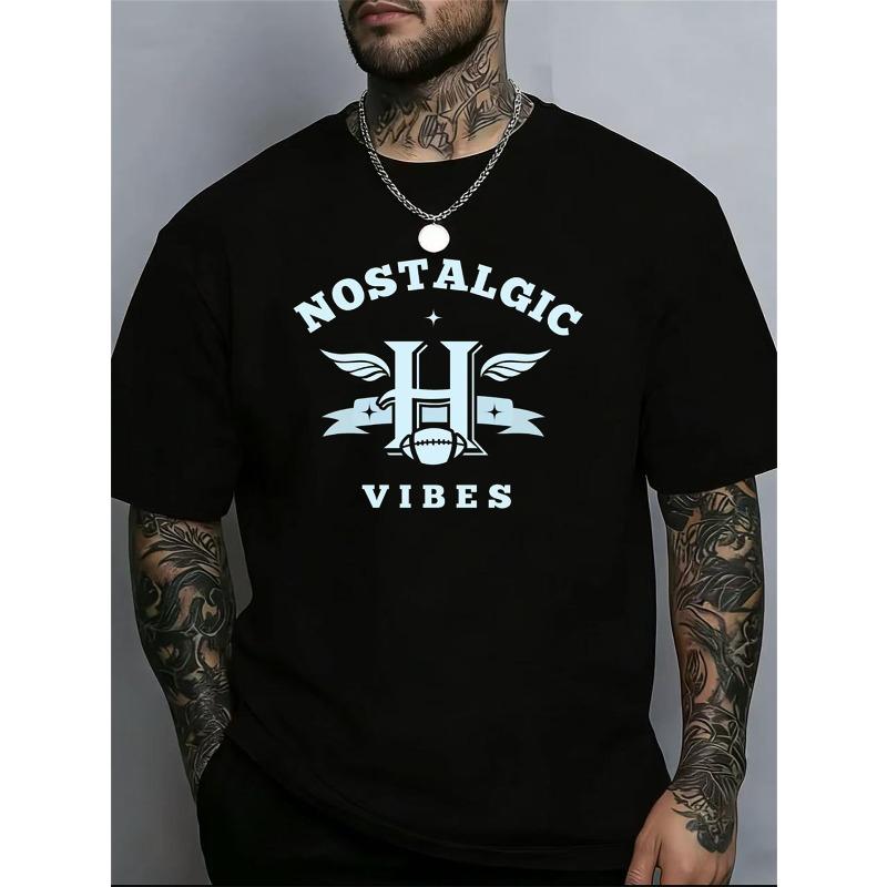 European Size American Retro Nostalgic T-Shirt | NOSTALGIC VIBES American Football Print College Style Short Sleeve 4XL чорний
European Size American Retro Nostalgic T-Shirt | NOSTALGIC VIBES American Football Print College Style Short Sleeve 4XL чорний