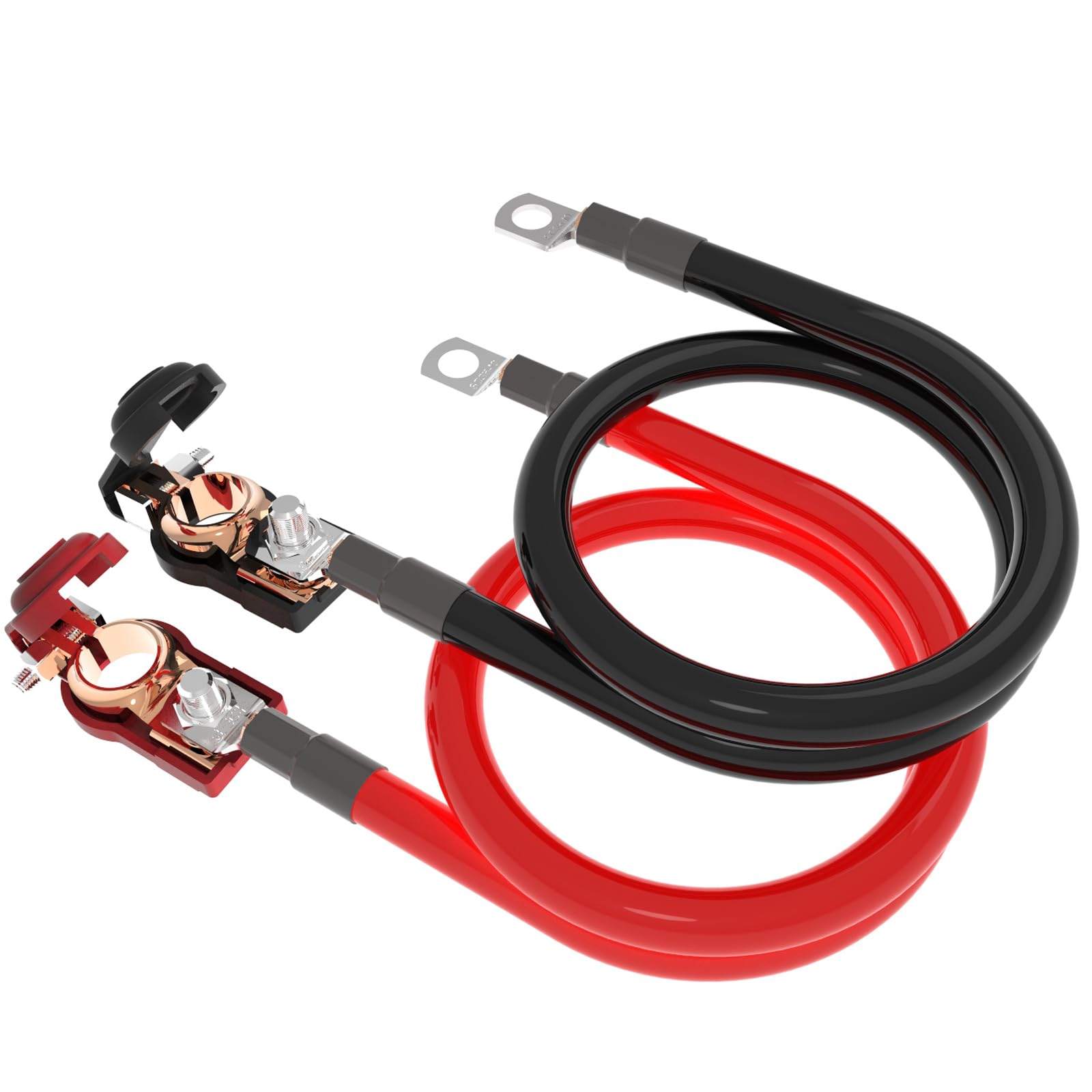 SHIERLENG 16mm² 6AWG Gauge Power Battery Inverter Cable with Battery Terminal Connector, 50cm Red+Black Pure Copper Battery Lead Wire for Automot
SHIERLENG 16mm² 6AWG Gauge Power Battery Inverter Cable with Battery Terminal Connector, 50cm Red+Black Pure Copper Battery Lead Wire for Automot