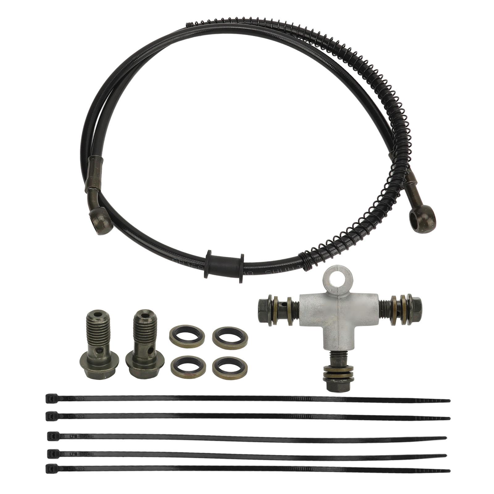 102cm Braid Hydraulic Brake Hose Line Motorcycl Hydraulic Brake Line Tee Connector Replacement for
102cm Braid Hydraulic Brake Hose Line Motorcycl Hydraulic Brake Line Tee Connector Replacement for