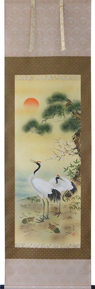 Подвесной свиток Shochiku Plum Crane Turtle Kosen scroll (Подвешивание Шакуготатэ)
Подвесной свиток Shochiku Plum Crane Turtle Kosen scroll (Подвешивание Шакуготатэ)