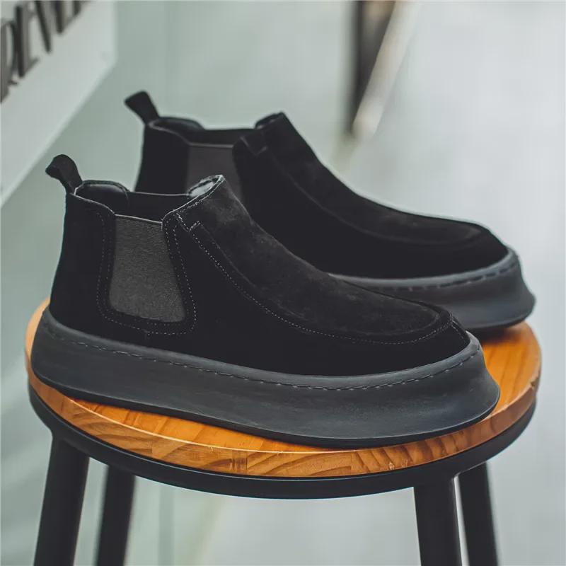 Men s Retro High-Top Slip-On Shoes - Autumn Thick-Soled, Anti-Skateboard, Casual All-Match 41 чорний
Men s Retro High-Top Slip-On Shoes - Autumn Thick-Soled, Anti-Skateboard, Casual All-Match 41 чорний