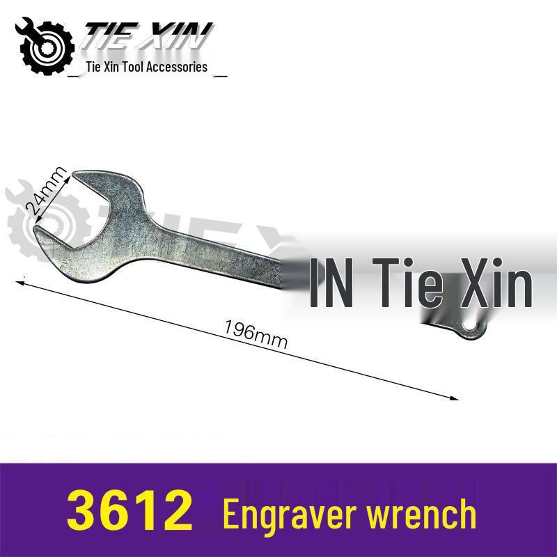 Engraving Machine Wrench for Woodworking, Milling & Large Luo Machines - Item No. 01902
Engraving Machine Wrench for Woodworking, Milling & Large Luo Machines - Item No. 01902