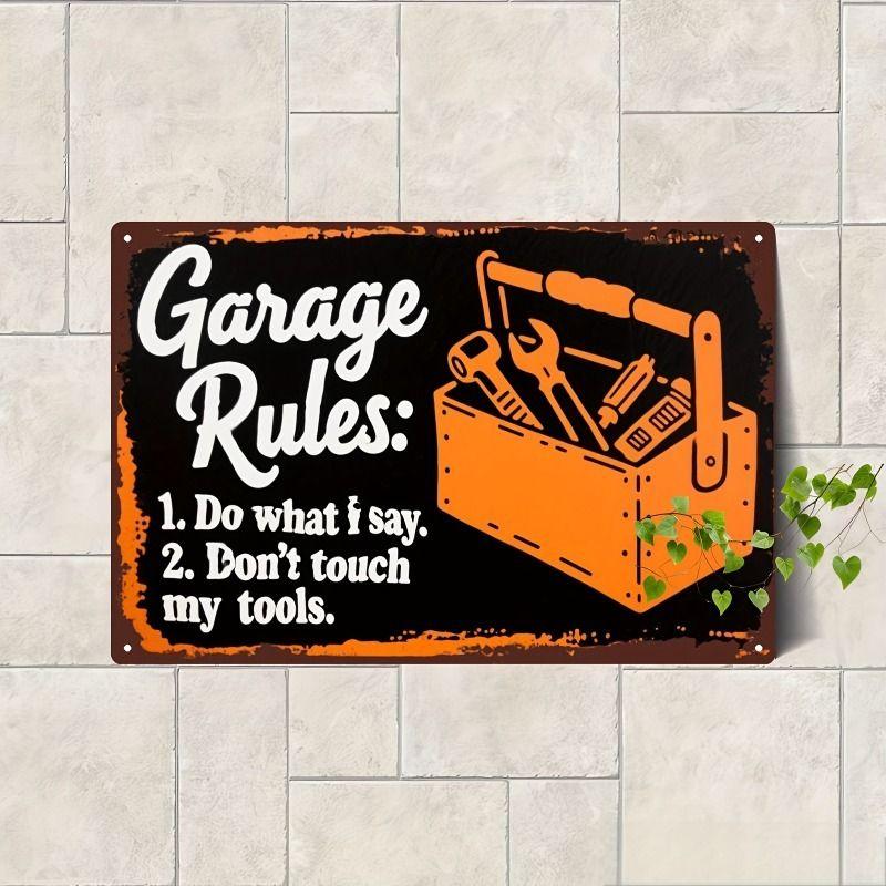 Vintage Metal Painting with Garden Tools Decor for Garden Balcony Garage
Vintage Metal Painting with Garden Tools Decor for Garden Balcony Garage