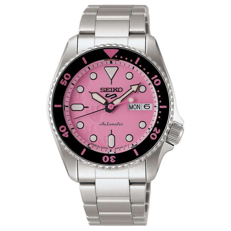 SEIKO x Pink Panther No. 5 Series SKX Series 100m Waterproof Calendar Second Hand Stop Automatic/Manual Mechanical Movement Steel Strap 44.2mm SBSA321 червоний
SEIKO x Pink Panther No. 5 Series SKX Series 100m Waterproof Calendar Second Hand Stop Automatic/Manual Mechanical Movement Steel Strap 44.2mm SBSA321 червоний