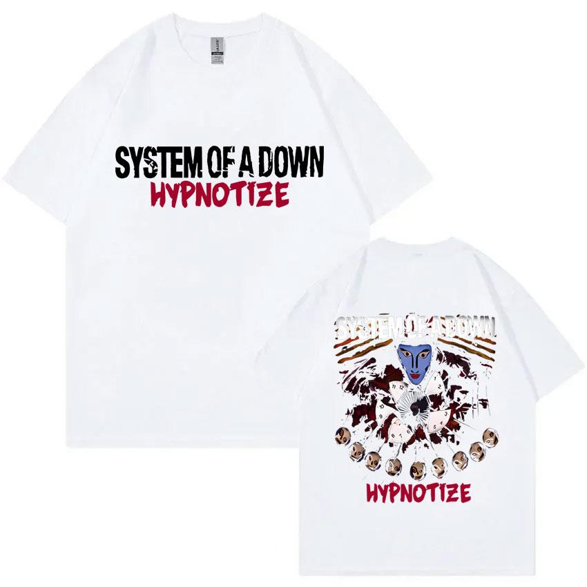 Rock Band System of A Down Hypnotize Graphic T Shirts Unisex Alternative Metal Music Tshirts Unisexs Vintage Oversized Tshirt 4XL
Rock Band System of A Down Hypnotize Graphic T Shirts Unisex Alternative Metal Music Tshirts Unisexs Vintage Oversized Tshirt 4XL