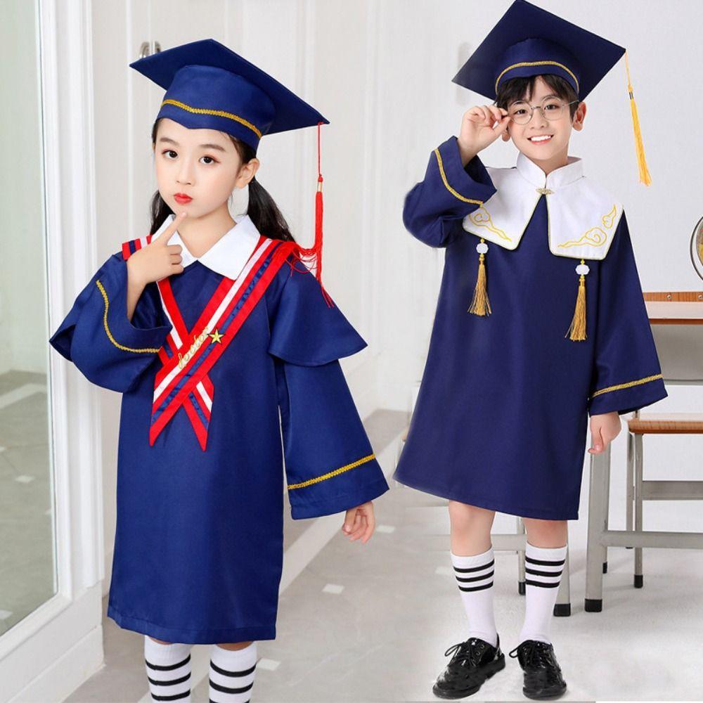 2Pcs/Set Mortarboard Hat Kids School Uniforms With Hat Tassel Bachelor Uniform Suit Party Supplies 120cm червоний
2Pcs/Set Mortarboard Hat Kids School Uniforms With Hat Tassel Bachelor Uniform Suit Party Supplies 120cm червоний
