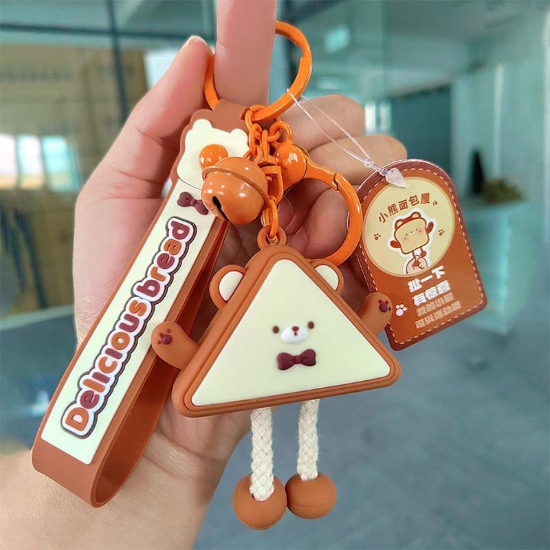 Silicone Bear Chic Bread House Keychain Cute Sandwich Pendant Gift Sandwich
Silicone Bear Chic Bread House Keychain Cute Sandwich Pendant Gift Sandwich