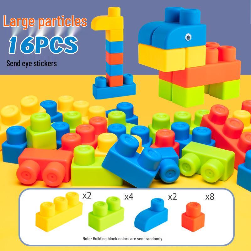 Popular Soft Rubber TPE Building Blocks for Children - Baby-Safe, DIY with Locomotive Accessories
Popular Soft Rubber TPE Building Blocks for Children - Baby-Safe, DIY with Locomotive Accessories