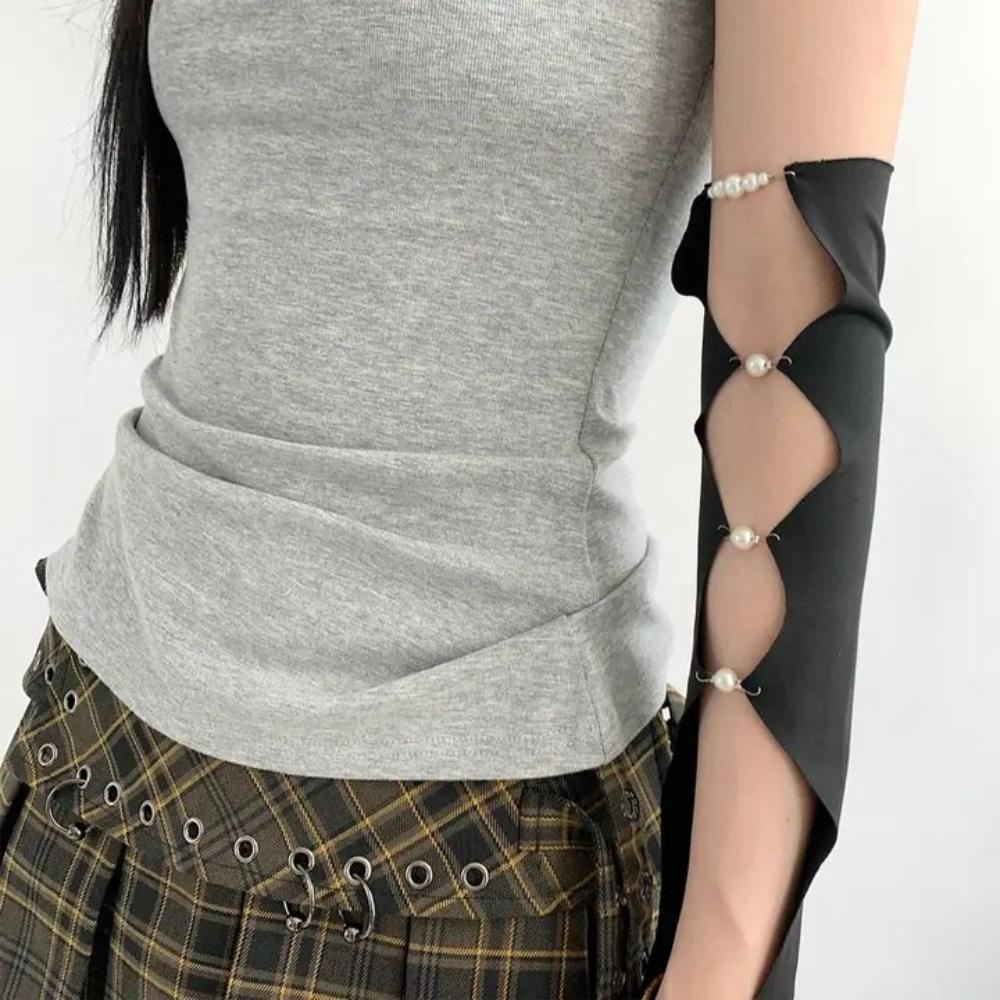 Cool Pearl Half Finger Arm Cover Springy Hollowed Calf Sleeve Fashion Black Punk Arm Sleeves Girls
Cool Pearl Half Finger Arm Cover Springy Hollowed Calf Sleeve Fashion Black Punk Arm Sleeves Girls