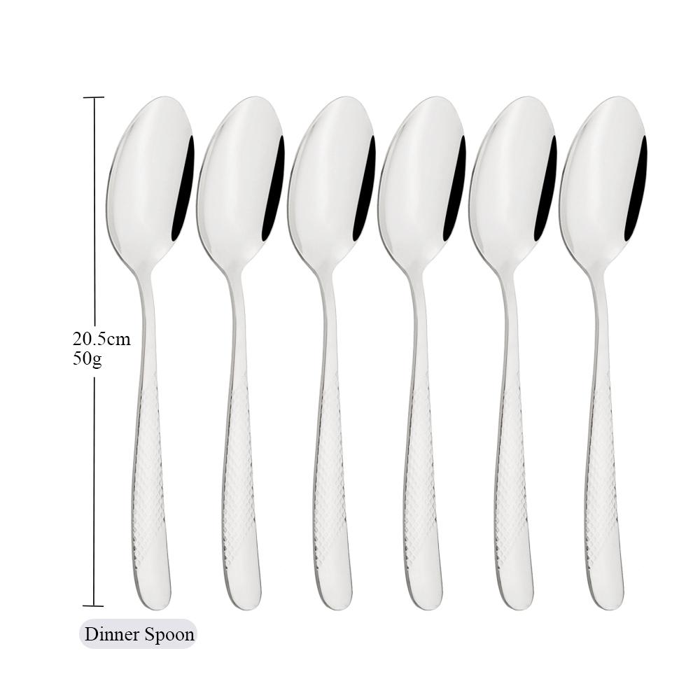 Jankng Western, 6 шт., набор столовых приборов, столовая посуда из нержавеющей стали, обеденная ложка, набор посуды, серебро с золотыми ложками, набор столового серебра серебряный
Jankng Western, 6 шт., набор столовых приборов, столовая посуда из нержавеющей стали, обеденная ложка, набор посуды, серебро с золотыми ложками, набор столового серебра серебряный