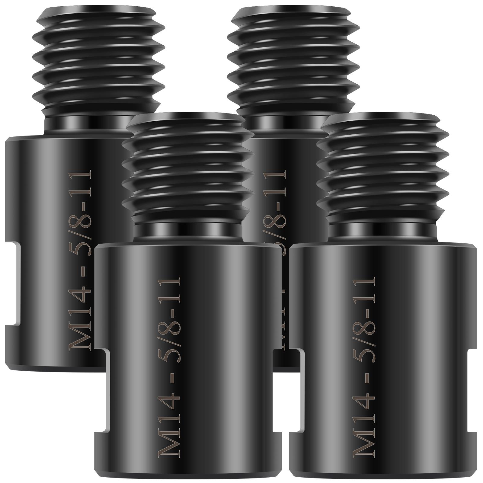 4 шт. Адаптер для угловой шлифовальной машины M14 на 5/8 дюйма Адаптер M14 с внутренней резьбой на 5/8-11 с наружной резьбой Соединитель-конвертер для полировальной машины
4 шт. Адаптер для угловой шлифовальной машины M14 на 5/8 дюйма Адаптер M14 с внутренней резьбой на 5/8-11 с наружной резьбой Соединитель-конвертер для полировальной машины