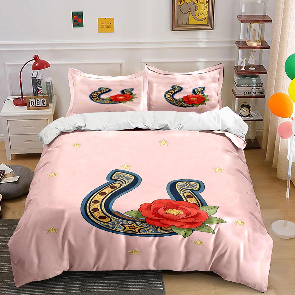 Horseshoes, red roses, stars. Bedding sets Duvet cover sets Duvet covers Pillowcases(1 * Duvet Cover 2 * Pillowcases, without duvet insert) 135x200cm
Horseshoes, red roses, stars. Bedding sets Duvet cover sets Duvet covers Pillowcases(1 * Duvet Cover 2 * Pillowcases, without duvet insert) 135x200cm