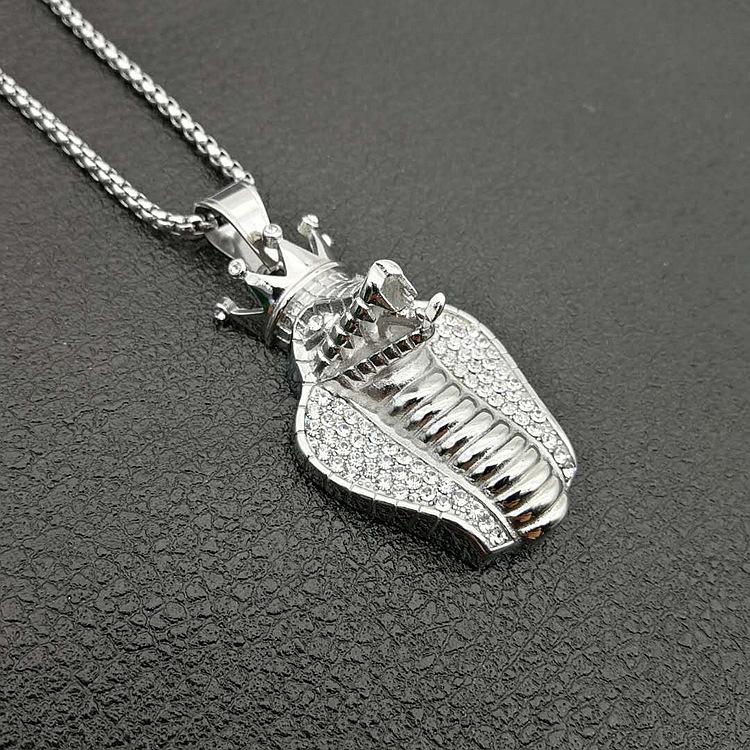 2026 Jewelry Fashion Trend Inlaid Zircon Ancient Egyptian Crown Cobra Pendant Necklace Men s Party Jewelry Accessories 60CM
2026 Jewelry Fashion Trend Inlaid Zircon Ancient Egyptian Crown Cobra Pendant Necklace Men s Party Jewelry Accessories 60CM