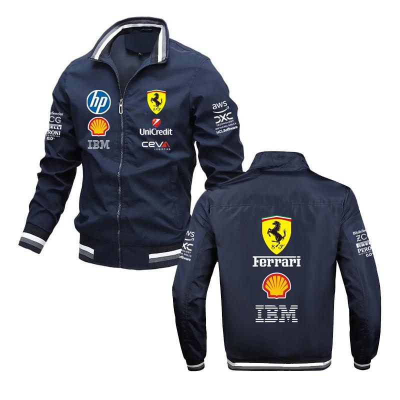 Куртка Arai Весна-Осінь Ferrari для пари, гоночний костюм F1, куртка для активного відпочинку та спорту, гоночна куртка 3XL темно-синього кольору
Куртка Arai Весна-Осінь Ferrari для пари, гоночний костюм F1, куртка для активного відпочинку та спорту, гоночна куртка 3XL темно-синього кольору