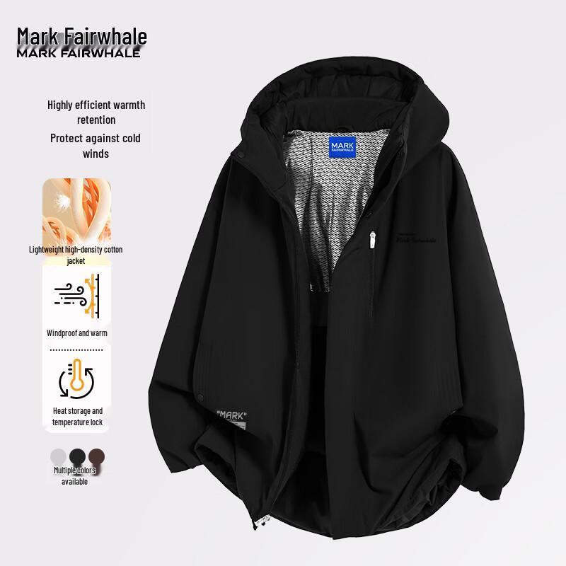 Mark Fairwhale Men s Fleece-Lined Hooded Winter Jacket M
Mark Fairwhale Men s Fleece-Lined Hooded Winter Jacket M