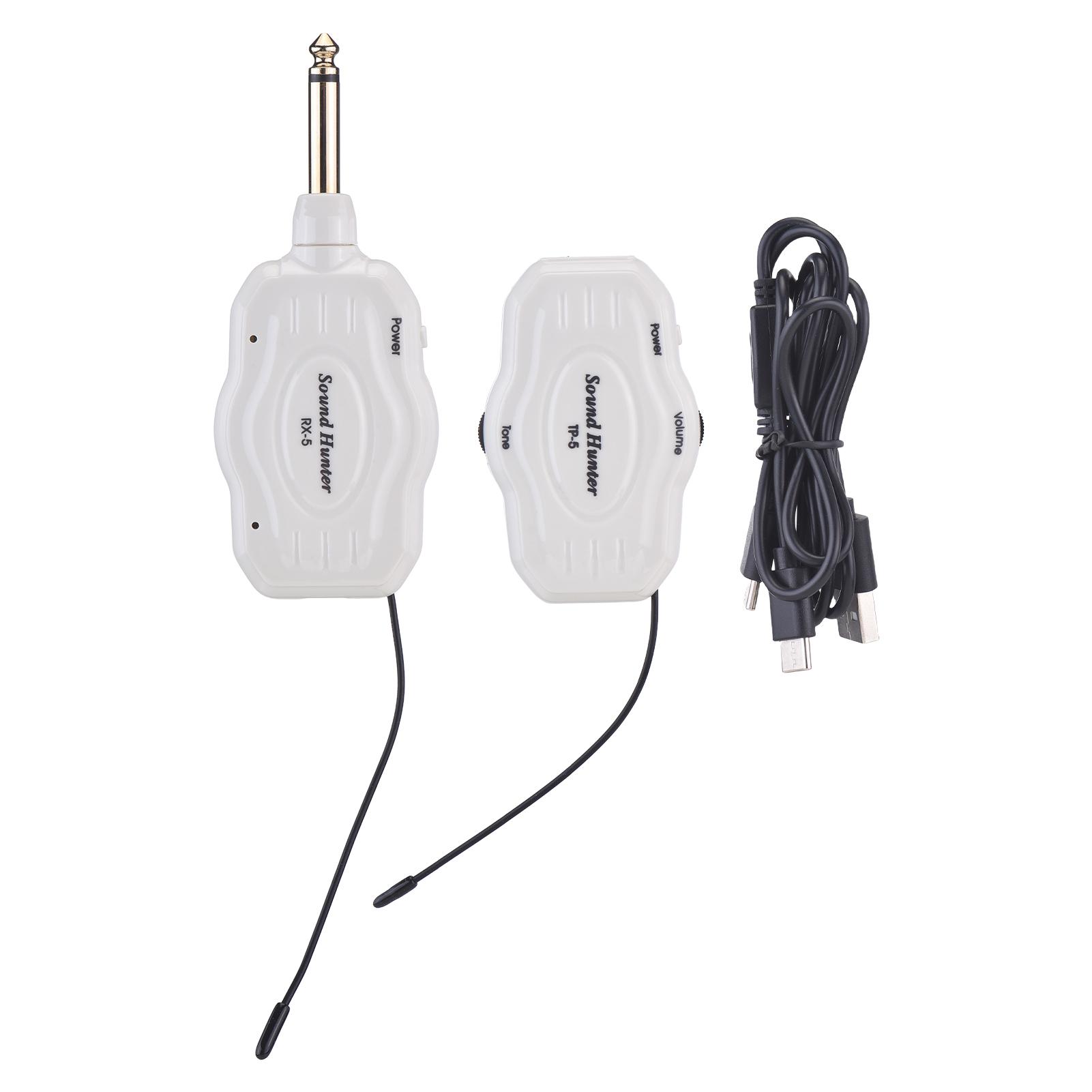 Sound Hunter Wireless Guitar System UHF Transmission Guitar Transmitter Receiver Set Adhesive Style
Sound Hunter Wireless Guitar System UHF Transmission Guitar Transmitter Receiver Set Adhesive Style