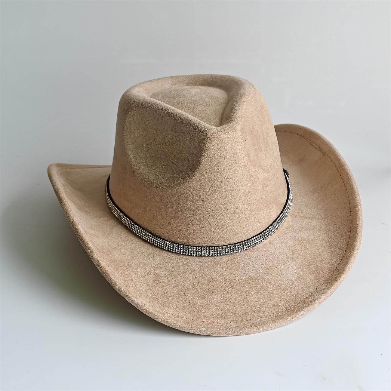 Cowboy Hat for Women and Men with Shapeable Wide Brim - Felt Cattleman Western Hats for Cowboys and Cowgirls sombreros vaqueros 56-58cm
Cowboy Hat for Women and Men with Shapeable Wide Brim - Felt Cattleman Western Hats for Cowboys and Cowgirls sombreros vaqueros 56-58cm