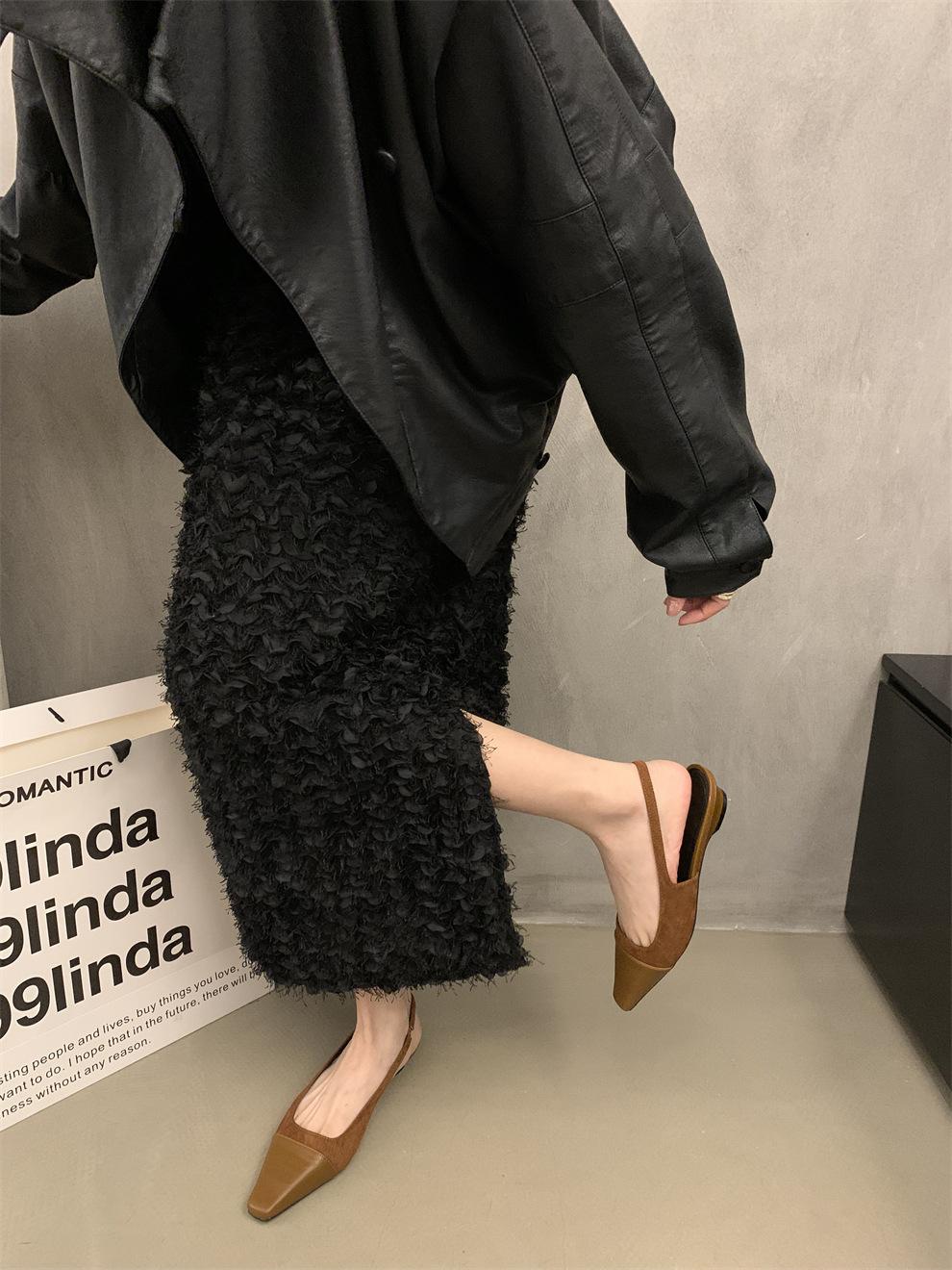 Retro French bag head sandals spring and summer flat bottom sandals black shoes Xiaoxiangfeng women s shoes Korean version of design single shoes 40 коричневый
Retro French bag head sandals spring and summer flat bottom sandals black shoes Xiaoxiangfeng women s shoes Korean version of design single shoes 40 коричневый