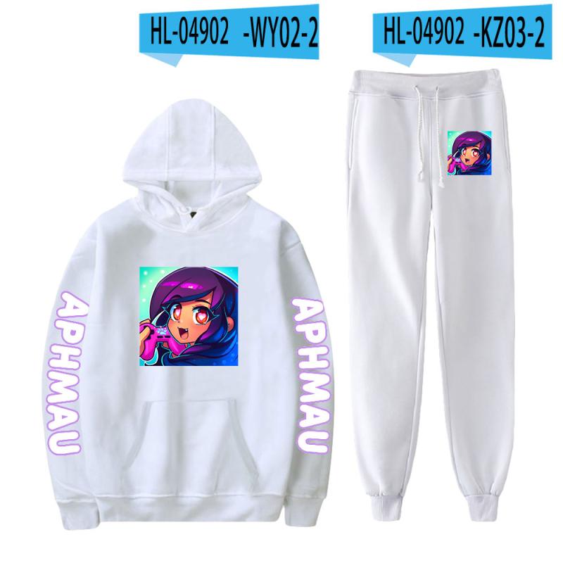 Аніме Aphmau Merch Prints Hoodie Sets Чоловіки Жіночі Спортивні костюми Повсякденні Толстовка + Штани 2 шт. Вуличний одяг Великі світшоти S
Аніме Aphmau Merch Prints Hoodie Sets Чоловіки Жіночі Спортивні костюми Повсякденні Толстовка + Штани 2 шт. Вуличний одяг Великі світшоти S
