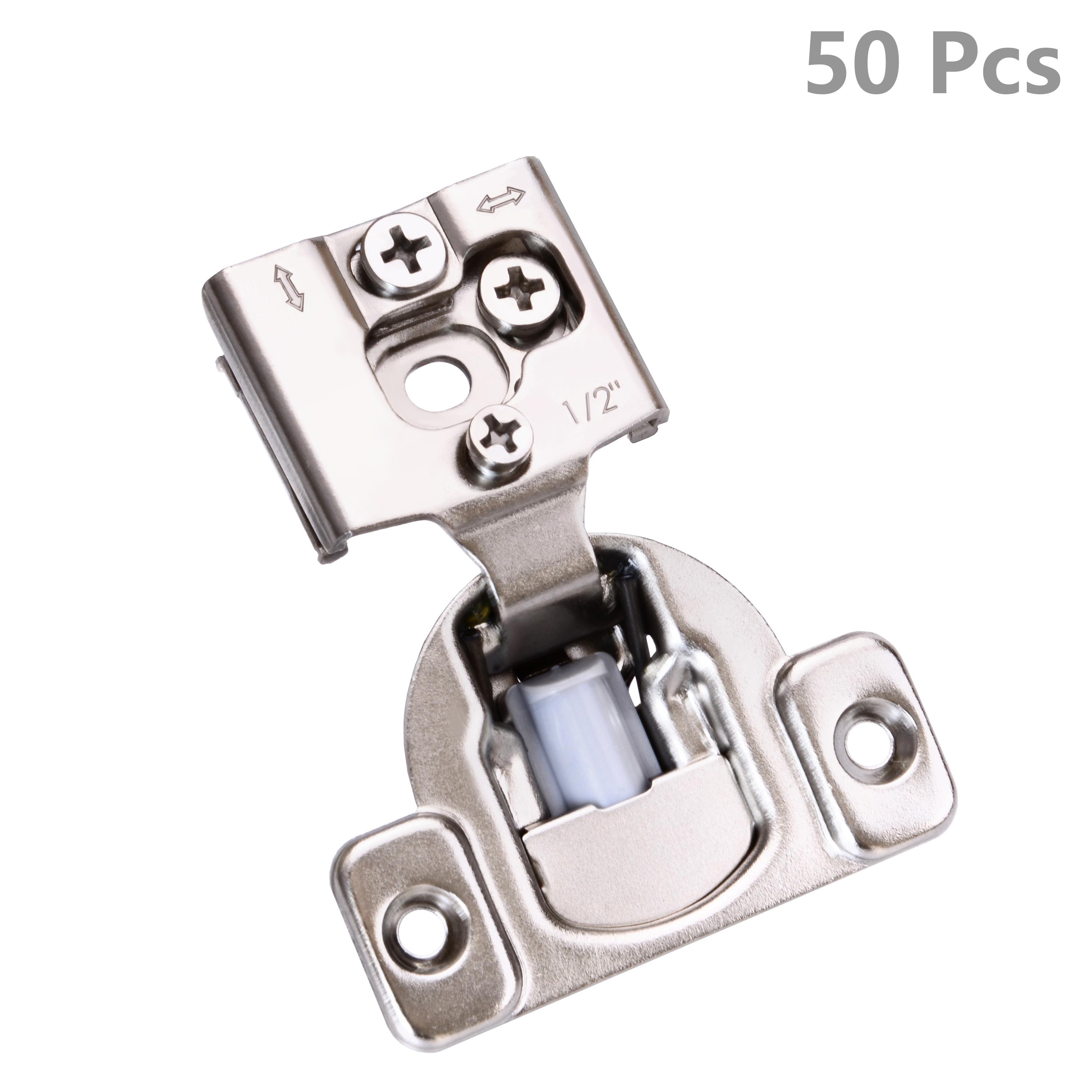 1-2-дюймовые накладные петли с мягким закрыванием для кухонных шкафов, скрытые петли из сатинового никеля из нержавеющей стали
1-2-дюймовые накладные петли с мягким закрыванием для кухонных шкафов, скрытые петли из сатинового никеля из нержавеющей стали