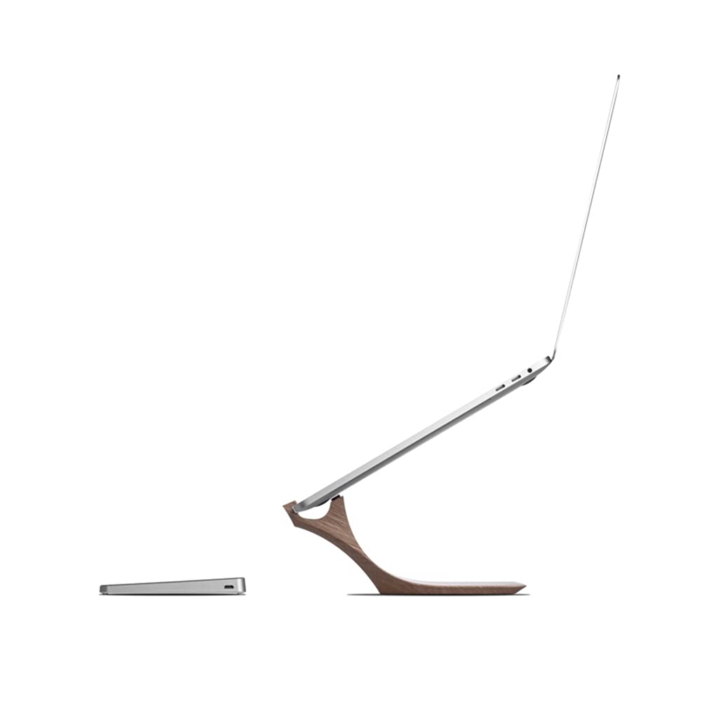 KASDON Laptop Ergonomic Improves Relieves Back Pain and Heat Made of Natural Compatible with Macbook Stand, Design, Posture, Hunchback, Dissipation,
KASDON Laptop Ergonomic Improves Relieves Back Pain and Heat Made of Natural Compatible with Macbook Stand, Design, Posture, Hunchback, Dissipation,