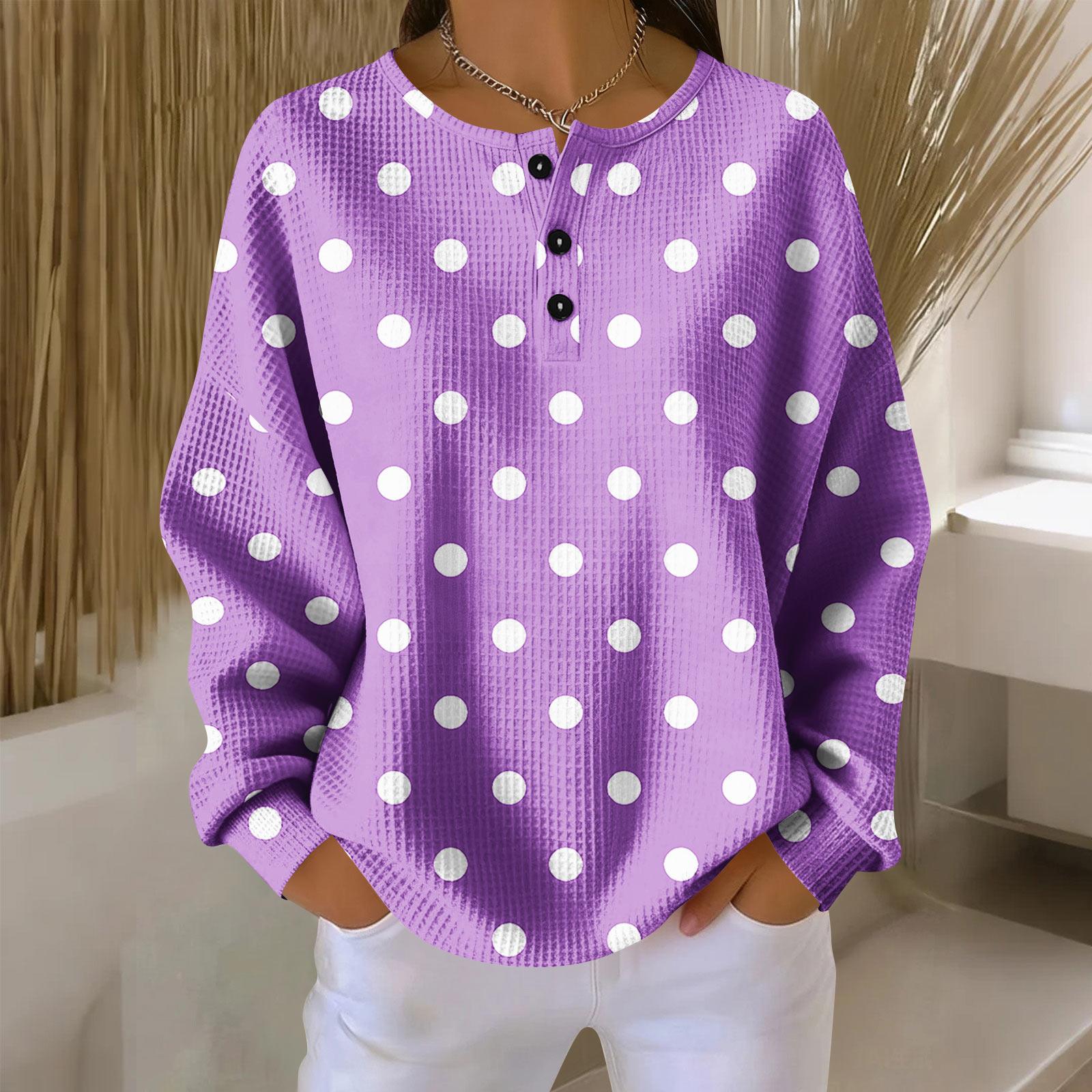 Женские повседневные рубашки с длинным рукавом, топы на пуговицах с V-образным вырезом, свободный трикотаж, осенние фавориты для женщин XXL фиолетовый
Женские повседневные рубашки с длинным рукавом, топы на пуговицах с V-образным вырезом, свободный трикотаж, осенние фавориты для женщин XXL фиолетовый
