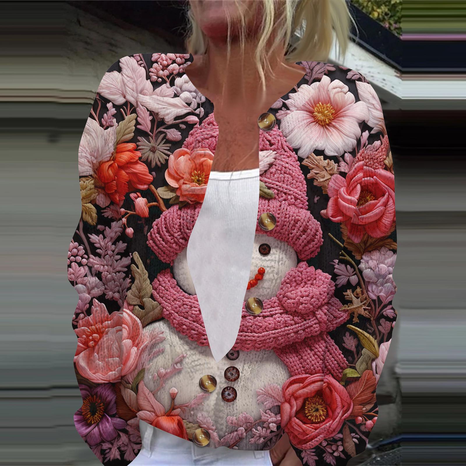 Женская модная принтованная куртка с длинным рукавом и вязанным кардиганом на пуговицах M
Женская модная принтованная куртка с длинным рукавом и вязанным кардиганом на пуговицах M