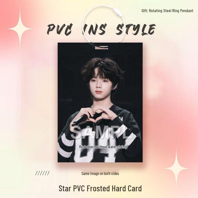 TF Четвертое поколение Ван Луцзе ПВХ Держатель для звездных карточек Кулон для ита-сумки PVC matte hard card (7cmx10cm)
TF Четвертое поколение Ван Луцзе ПВХ Держатель для звездных карточек Кулон для ита-сумки PVC matte hard card (7cmx10cm)