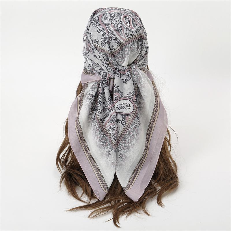 Women S Scarf Bandana Headband Flowers Vintage Luxury Summer Beach Square Cotton Handkerchief Bohemia Girl Accessories 90x90cm
Women S Scarf Bandana Headband Flowers Vintage Luxury Summer Beach Square Cotton Handkerchief Bohemia Girl Accessories 90x90cm
