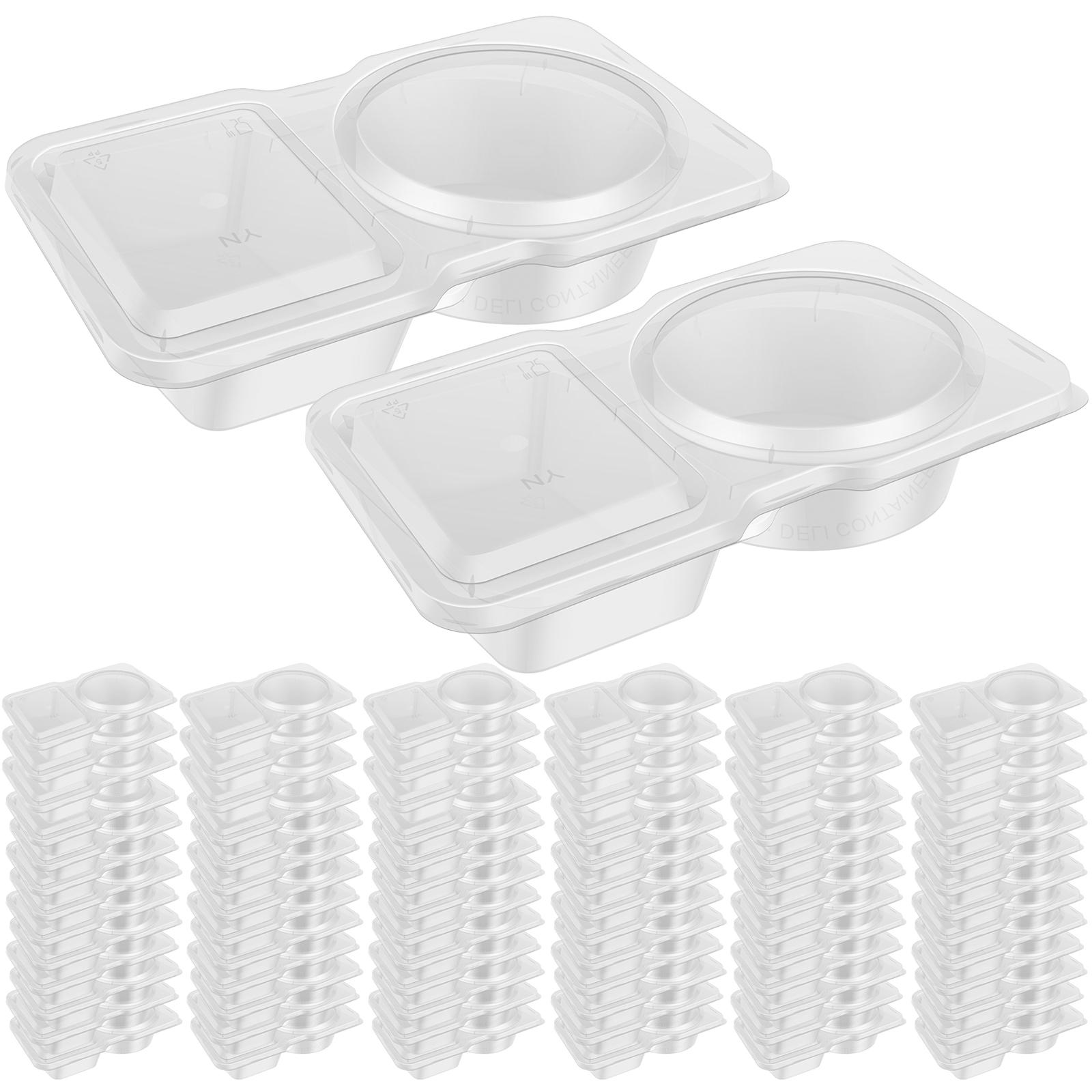 40/80/120/140 шт. Коробка для соусу з двома відділеннями Контейнер для приправ Портативні коробочки для соусів для кухонних аксесуарів
40/80/120/140 шт. Коробка для соусу з двома відділеннями Контейнер для приправ Портативні коробочки для соусів для кухонних аксесуарів