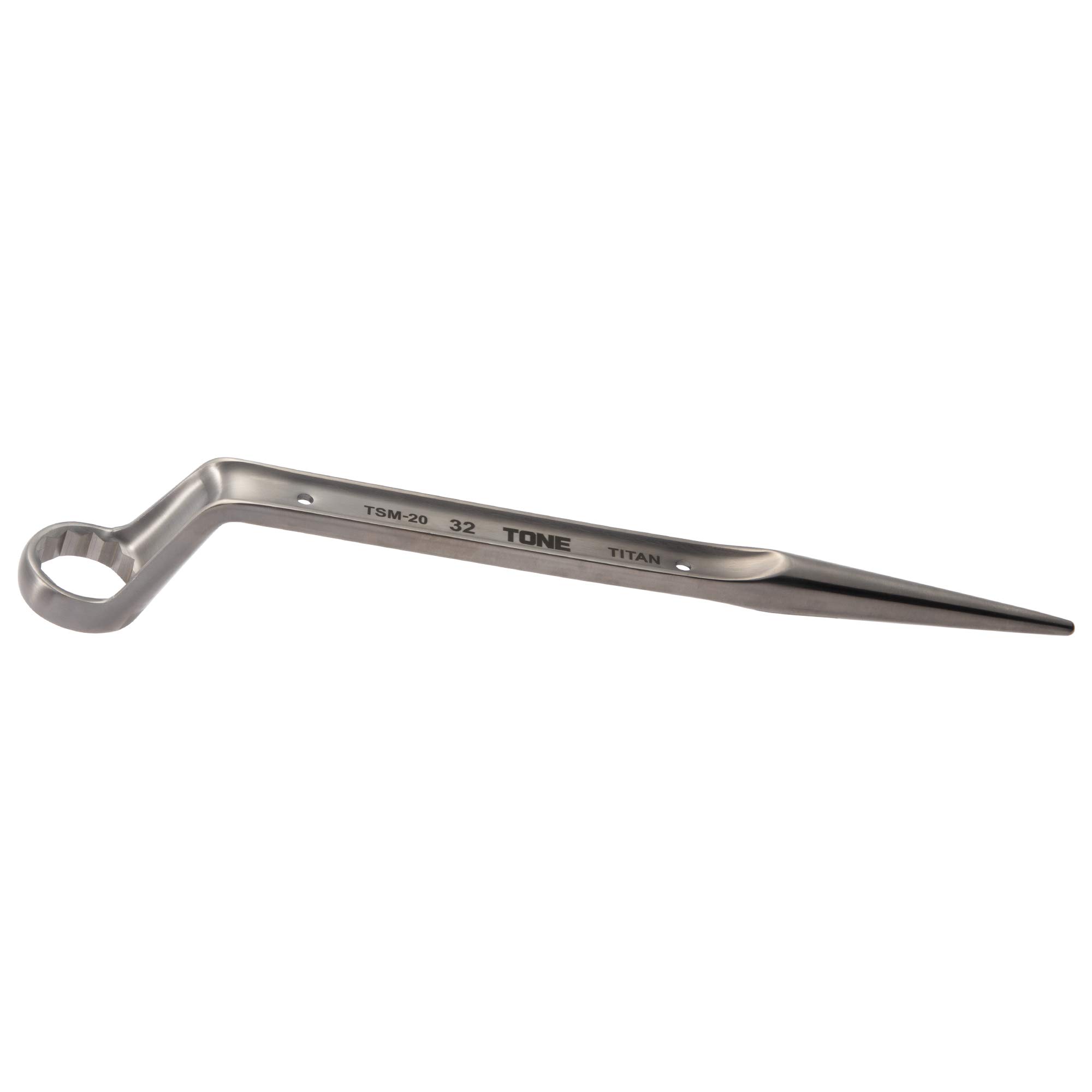TONE Box Wrench with Titanium Socket Torsia Width across flats 32mm (for Bolt) TSM-20
TONE Box Wrench with Titanium Socket Torsia Width across flats 32mm (for Bolt) TSM-20