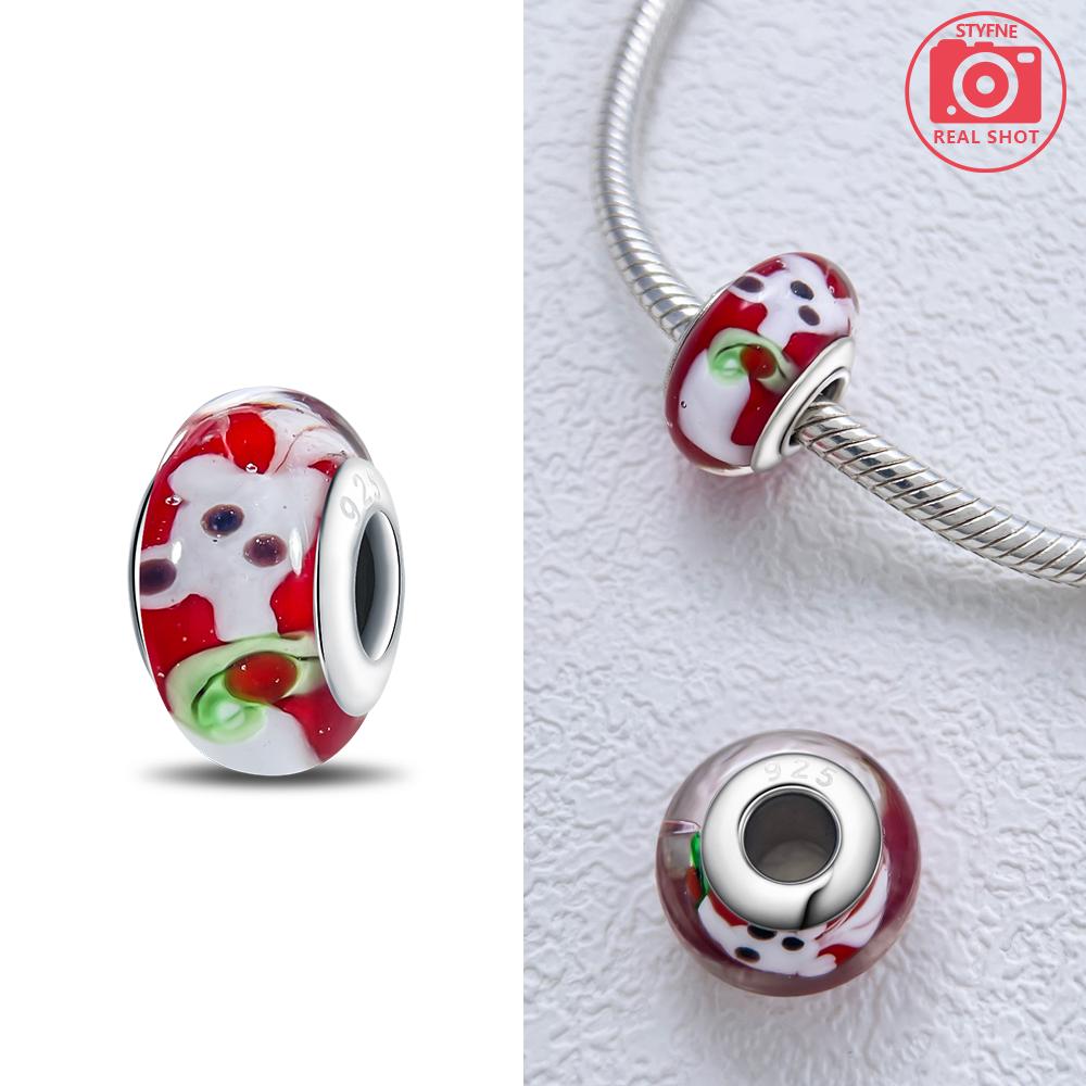 Original Charms Pink Murano Glass Blue Flower Butterfly Beads Fit 925 Silver Bracelet Women Diy Jewelry Gift Accessories
Original Charms Pink Murano Glass Blue Flower Butterfly Beads Fit 925 Silver Bracelet Women Diy Jewelry Gift Accessories
