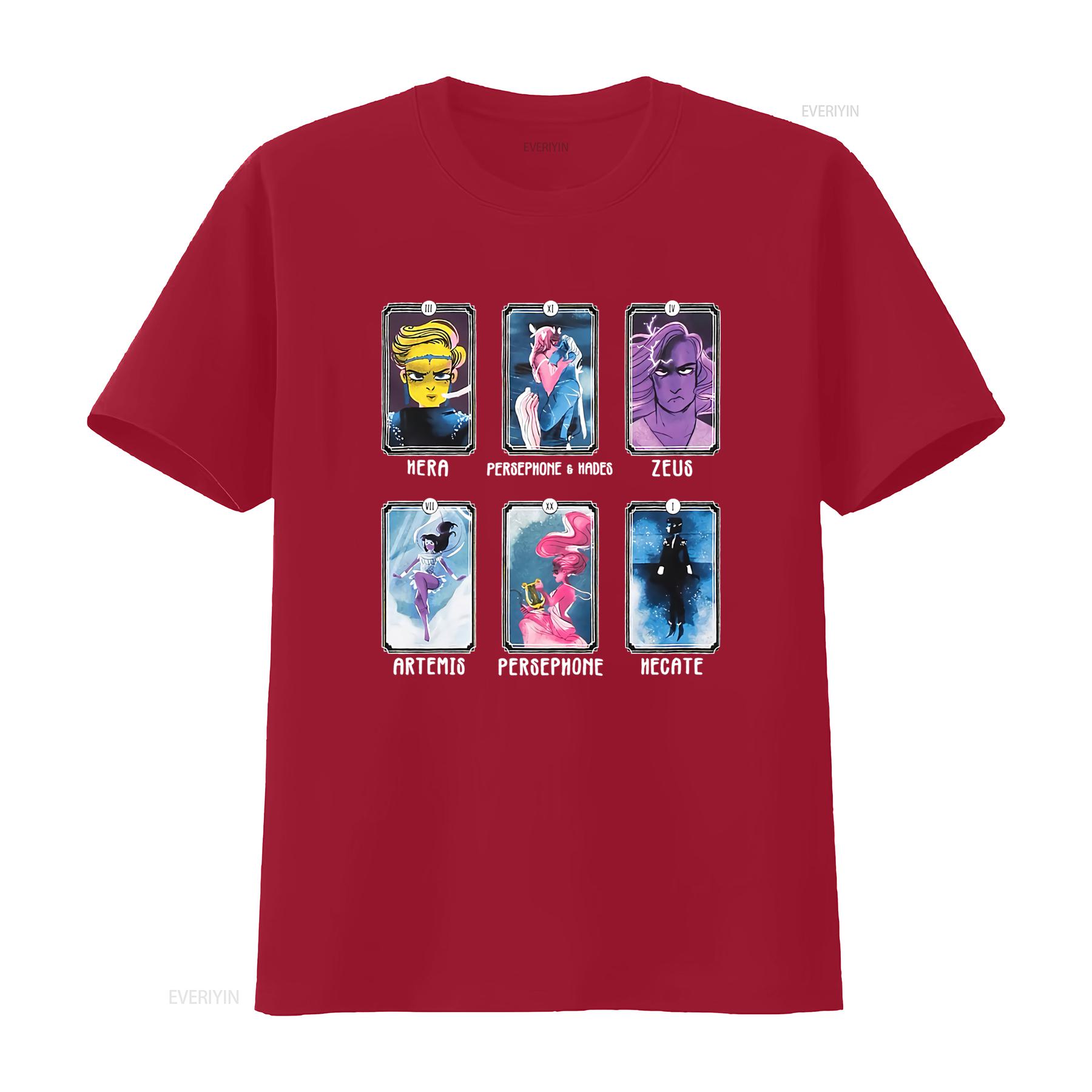 AOL Lore Olympus Tarot Card Design Boyfriend Fit Girls T Shirt vintage Washed Comfortable Breathable Top For Everyday Wear S
AOL Lore Olympus Tarot Card Design Boyfriend Fit Girls T Shirt vintage Washed Comfortable Breathable Top For Everyday Wear S