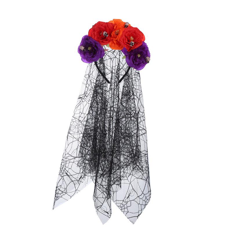 European American Black Spider Web Headband: Halloween Skull Bride Party Accessory оранжевый/красный
European American Black Spider Web Headband: Halloween Skull Bride Party Accessory оранжевый/красный