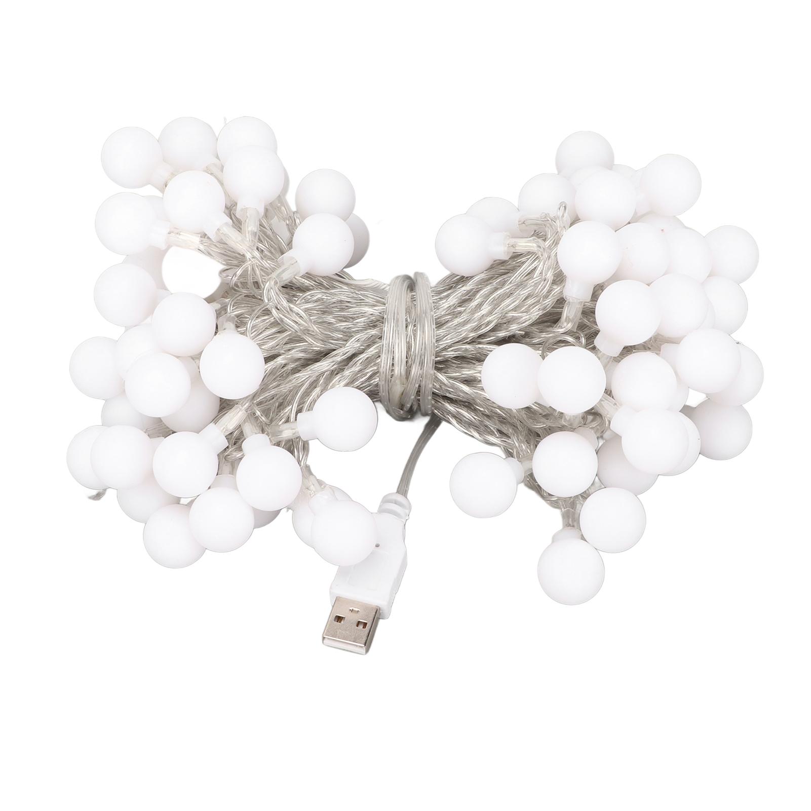 Ball String Light Waterproof USB Powered Colorful Decorative LED Lamp String for Christmas Party
Ball String Light Waterproof USB Powered Colorful Decorative LED Lamp String for Christmas Party