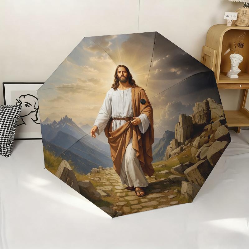 Jesus Style Automatic Folding Umbrella, Portable Travel Decorative Holiday Gift, Women s Small Auto Sun Umbrella, Large Premiu (as the picture,Iron&8K)
Jesus Style Automatic Folding Umbrella, Portable Travel Decorative Holiday Gift, Women s Small Auto Sun Umbrella, Large Premiu (as the picture,Iron&8K)