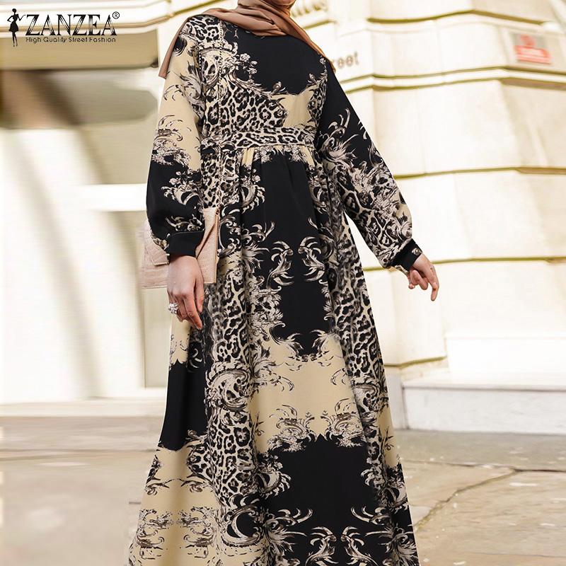 ZANZEA Женщины Весенняя свободная длинная рукава Винтажная печать Kaftan Длинное платье
ZANZEA Женщины Весенняя свободная длинная рукава Винтажная печать Kaftan Длинное платье