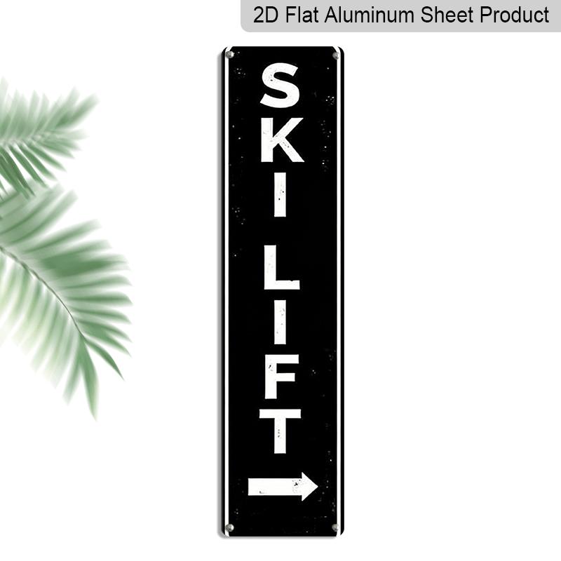 2D Flat - Vertical Aluminum Decorative Sign for Ski Lifts, Measuring 16.0X4.0 Inch, Suitable for Wall Display, Versatile Use, Featuring A 2D Plane 40cm x 10cm
2D Flat - Vertical Aluminum Decorative Sign for Ski Lifts, Measuring 16.0X4.0 Inch, Suitable for Wall Display, Versatile Use, Featuring A 2D Plane 40cm x 10cm