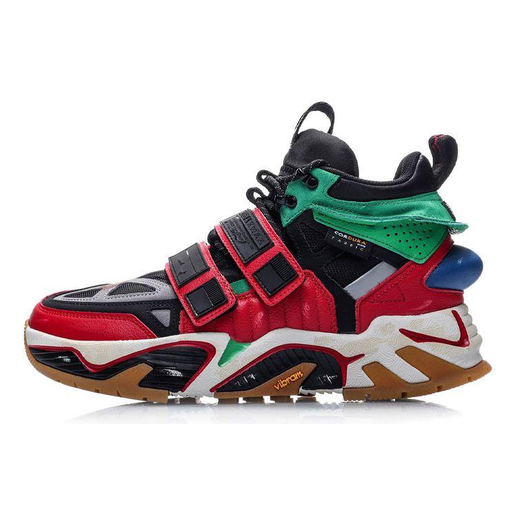 Баскетбольные кроссовки Li Ning High-Top Retro, мужские кроссовки, черные, красные, зеленые, AGBP083-4
Баскетбольные кроссовки Li Ning High-Top Retro, мужские кроссовки, черные, красные, зеленые, AGBP083-4