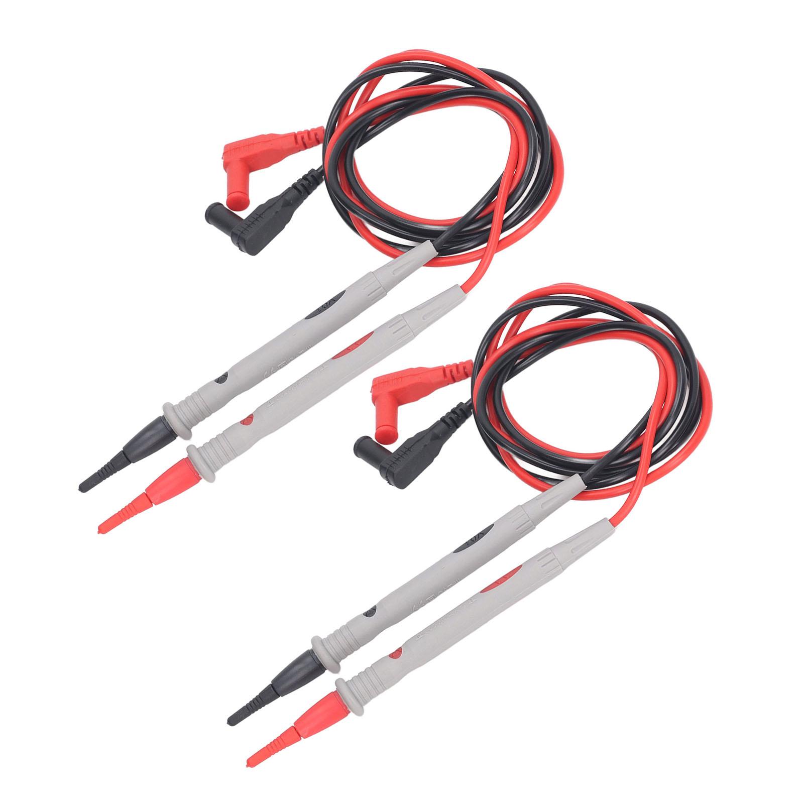 2 Sets Multimeter Test s Silicone Testing Probe Needles Electrical Test Wire Kit Universal 1000V 10A
2 Sets Multimeter Test s Silicone Testing Probe Needles Electrical Test Wire Kit Universal 1000V 10A
