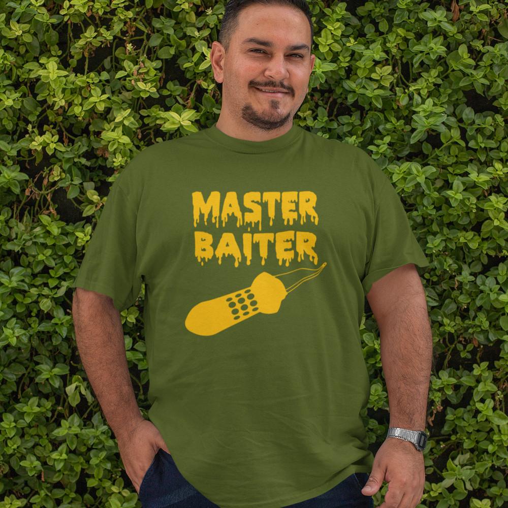 MASTER BAITER T-SHIRT (fishing carping spod carp angling dad husband rod reel) Unisex T-Shirt M
MASTER BAITER T-SHIRT (fishing carping spod carp angling dad husband rod reel) Unisex T-Shirt M