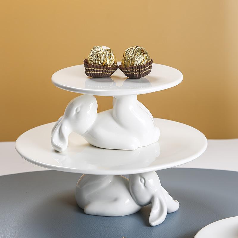 Modern White Round Rabbit Ceramic Cake Plate Dinner Plate Cutlery Cute Animal Fruit Snack Dish Porcelain Dishes Kitchen Utensils
Modern White Round Rabbit Ceramic Cake Plate Dinner Plate Cutlery Cute Animal Fruit Snack Dish Porcelain Dishes Kitchen Utensils
