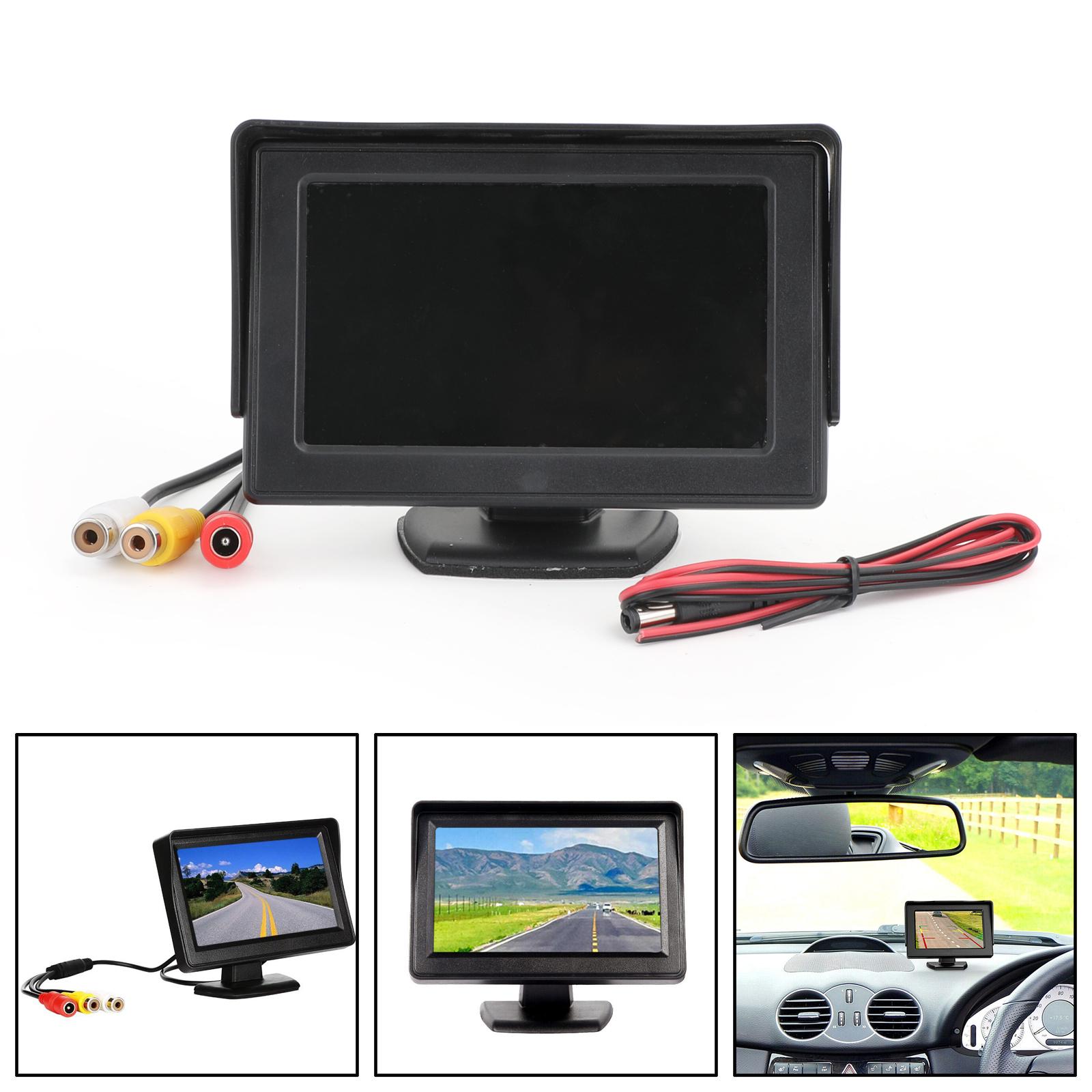 4,3-дюймовый автомобильный монитор для камеры заднего вида TFT LCD дисплей монитор камеры заднего вида HD цифровой цветной видеовход экран NTSC PAL
4,3-дюймовый автомобильный монитор для камеры заднего вида TFT LCD дисплей монитор камеры заднего вида HD цифровой цветной видеовход экран NTSC PAL