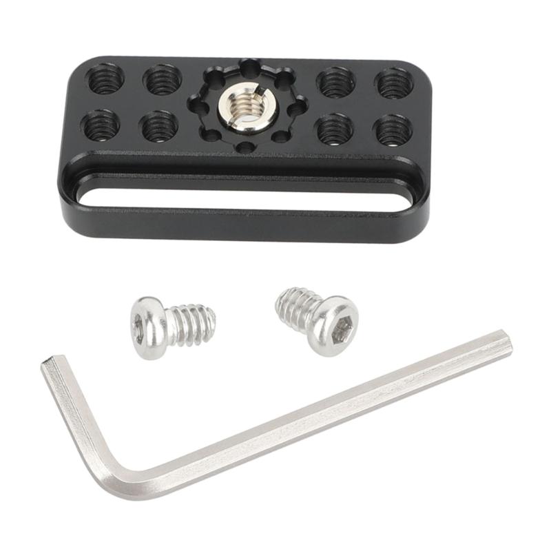 Multi Hole Mounting Plate Suitable For Camera Equipment With 3/8 Holes Durability Aluminum Alloy Photography Accessory 1
Multi Hole Mounting Plate Suitable For Camera Equipment With 3/8 Holes Durability Aluminum Alloy Photography Accessory 1